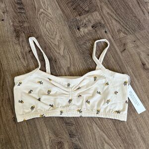 ARQ Zelda Bandeau, yellow calico, M, NWT